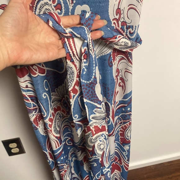 Touch Express boho wide leg jumpsuit size small - Picture 4 of 9